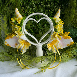 Lemon Cow Ear Set