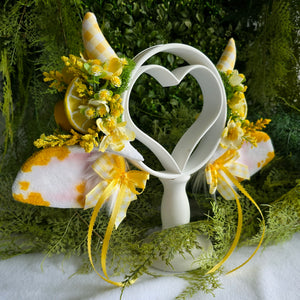 Lemon Cow Ear Set