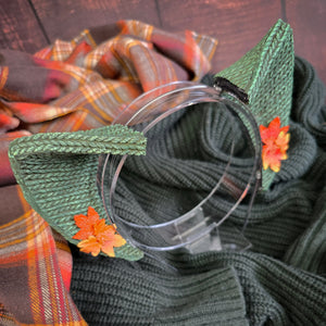 Cozy Autumn Sweater Cat Ears