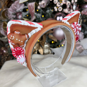 Peppermint Gingerbread Cat Ears