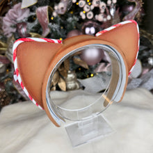 Load image into Gallery viewer, Peppermint Gingerbread Cat Ears