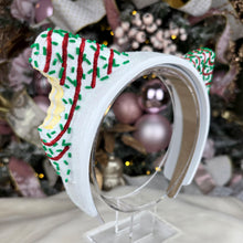 Load image into Gallery viewer, GLITTER Little Debbie Christmas Snack Cake Cat Ears