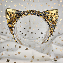 Load image into Gallery viewer, New Years Eve Molten Gold Cat Ears