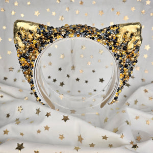 New Years Eve Molten Gold Cat Ears