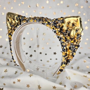 New Years Eve Molten Gold Cat Ears