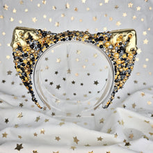 Load image into Gallery viewer, New Years Eve Molten Gold Cat Ears