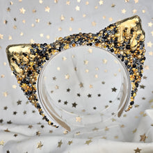 Load image into Gallery viewer, New Years Eve Molten Gold Cat Ears