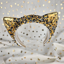 Load image into Gallery viewer, New Years Eve Molten Gold Cat Ears