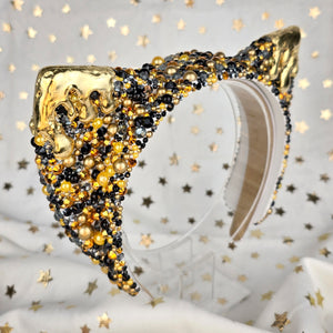 New Years Eve Molten Gold Cat Ears