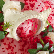 Load image into Gallery viewer, Faux White Chocolate Strawberry Cat Ear Set