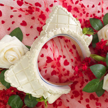 Load image into Gallery viewer, Faux White Chocolate Strawberry Cat Ear Set