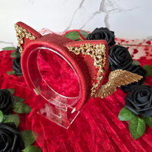 Load image into Gallery viewer, Valentine Cupid Cat Ear Set