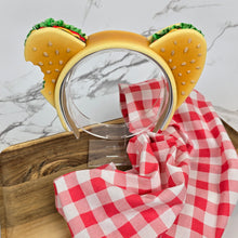 Load image into Gallery viewer, Bitten Burger Bear Ears – Snack Attack Ready!